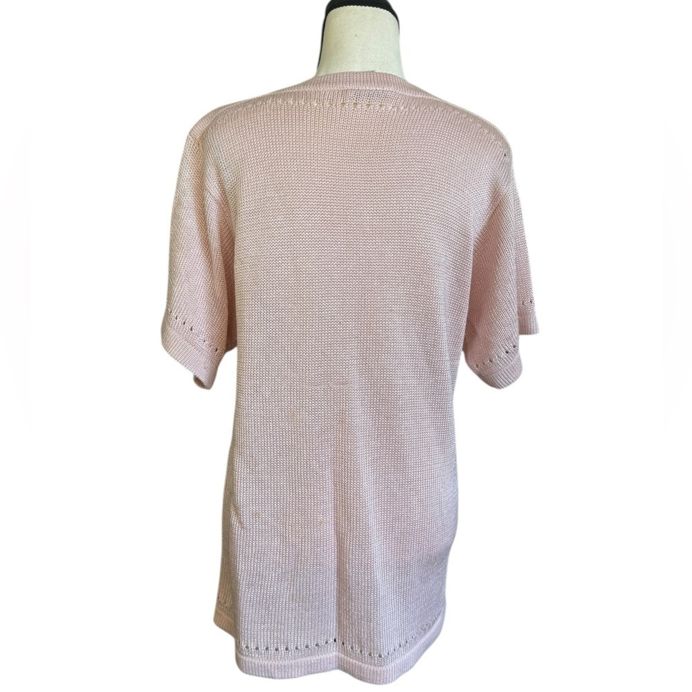 Vintage Christian Dior Separates Blush Pink Knit Top – 70s/80s - Picture 2 of 11